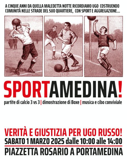 Sportamedina, nel ricordo di Ugo Russo