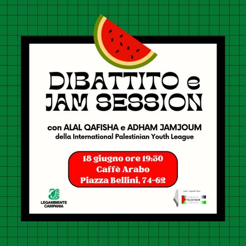 Palestina:dibattito e Jam Session 