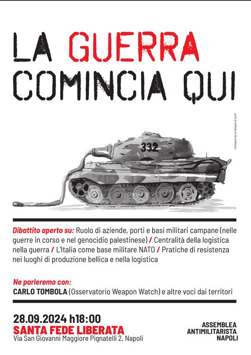 La guerra comincia qui - fermiamola!