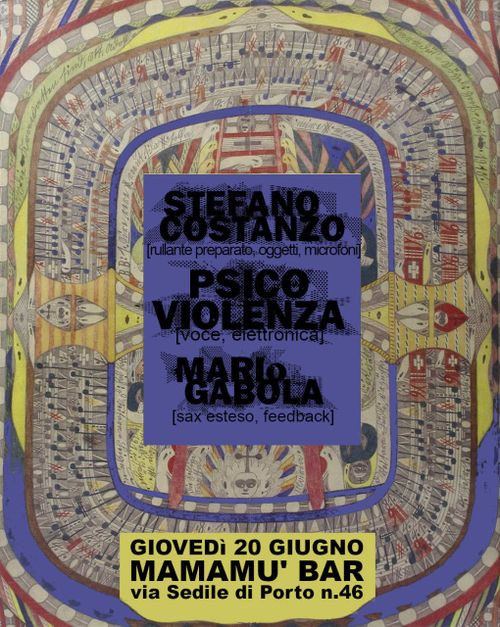 IMPROVVISAZIONE NOISE FREE MUSIC LIVE | Psicoviolenza + S.Costanzo + M.Gabola 