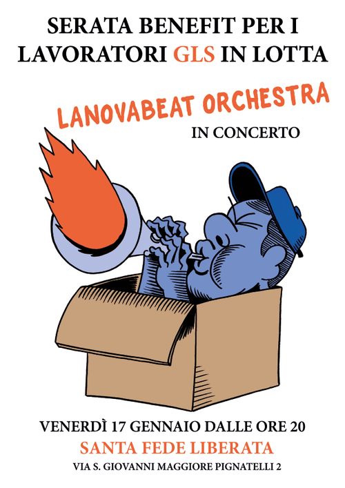 Serata benefit per i lavoratori Gls in Lotta - Concerto de LaNovaBeat Orchestra